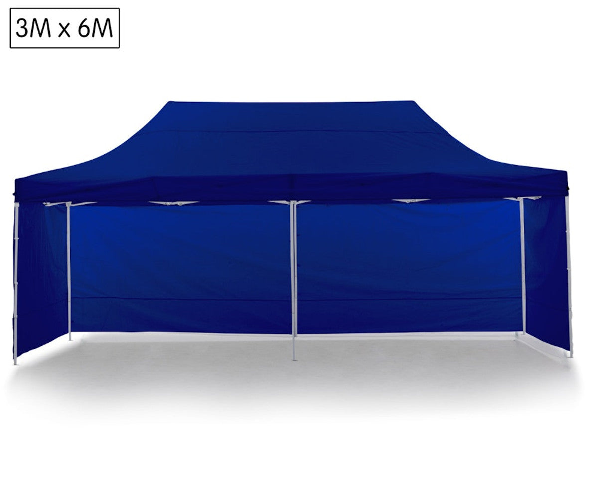 Wallaroo Gazebo Tent Marquee 3x6m Blue