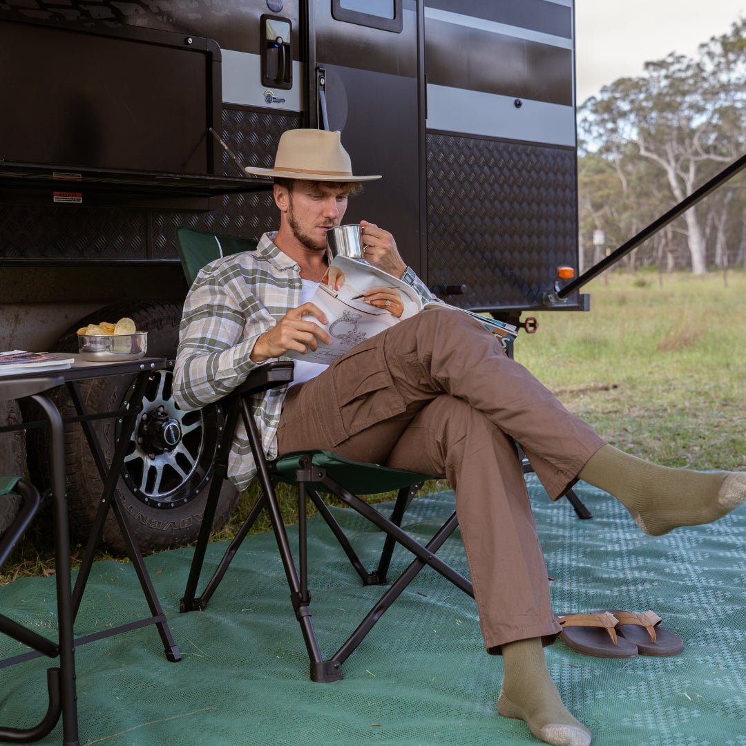 Supex Reclining Hard Arm Chair