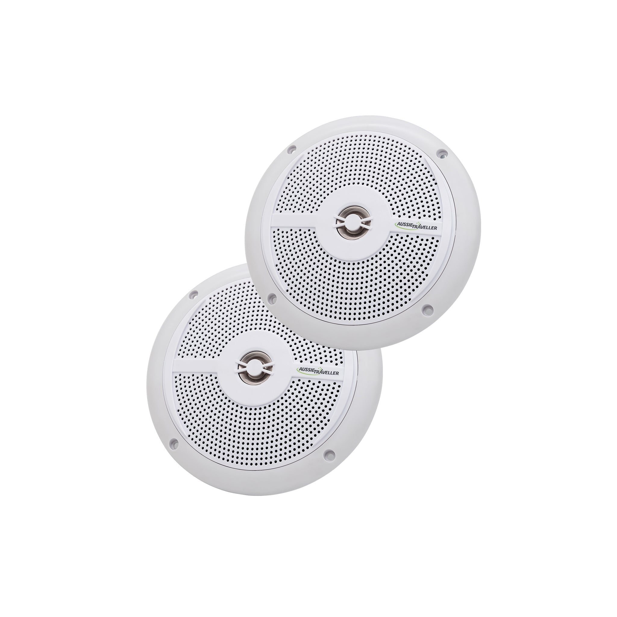 Aussie Traveller 6.5" Two-Way Slimline Speakers White