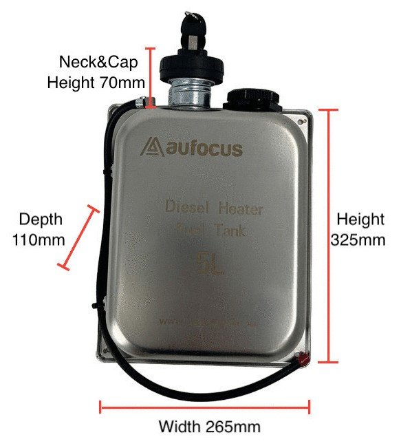 AUFOCUS Diesel Heater Kit - Gen 4 Kit 2Kw MZ