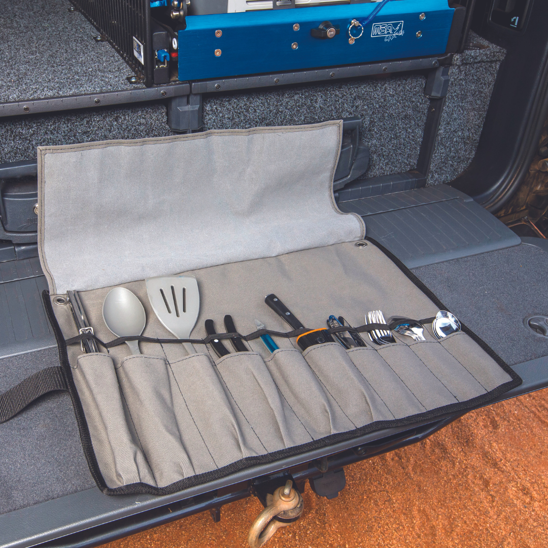 MSA 4x4 Roll Up Tool & Cutlery Storage Pouch Large