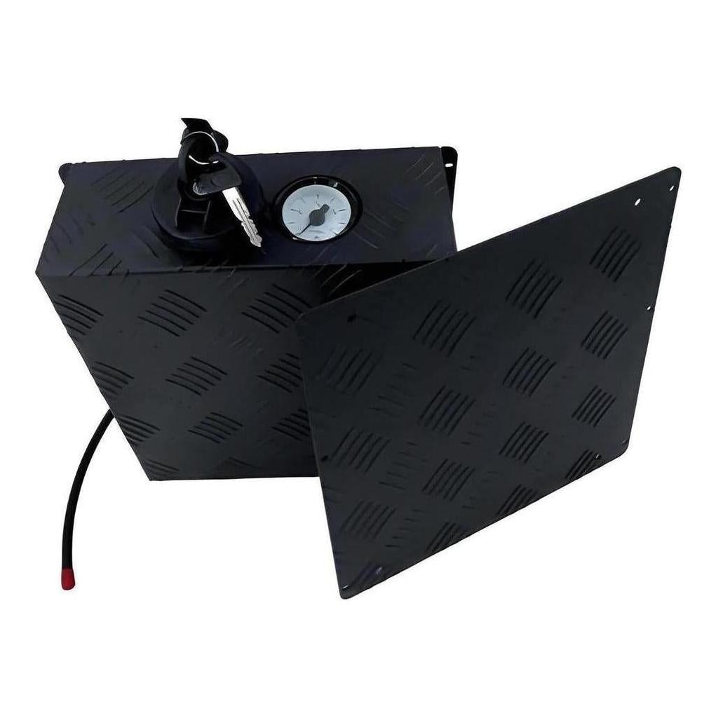 AUFOCUS Diesel Tank Cover Black Checker Plate - 5 Litre