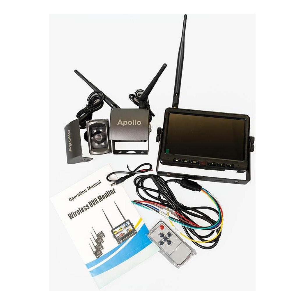 Apollo Digital Wireless Reversing Camera Inc 7″ Dash Monitor