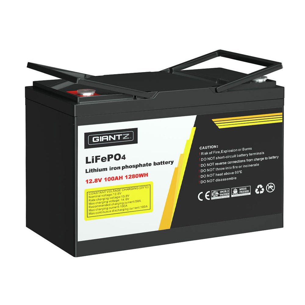 Giantz 12V 100Ah Lithium Battery LiFePO4 Deep Cycle