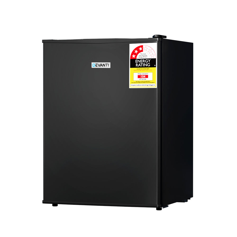 Devanti 70L Bar Fridge Black - RV Online