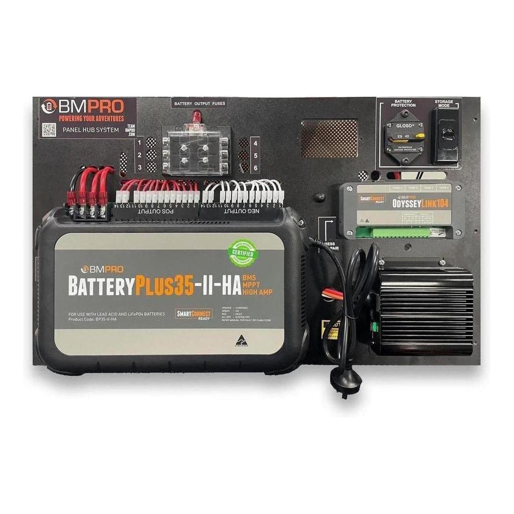 BMPRO Panel Hub BP35HA with Trek Display and Mini Boost on Board 600 x 300mm