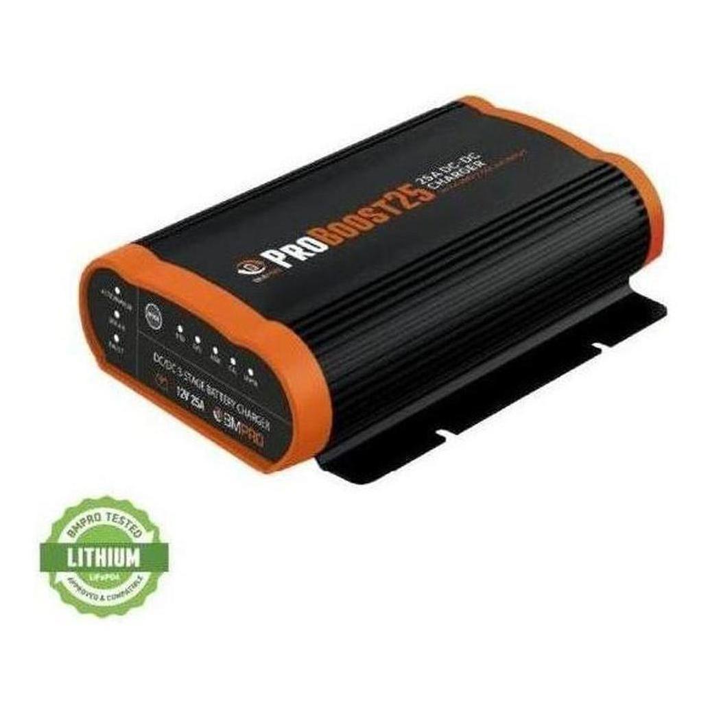 BMPRO Pro Boost 25 Amp Lithium DC-DC Charger with 25A Solar Input MMPT