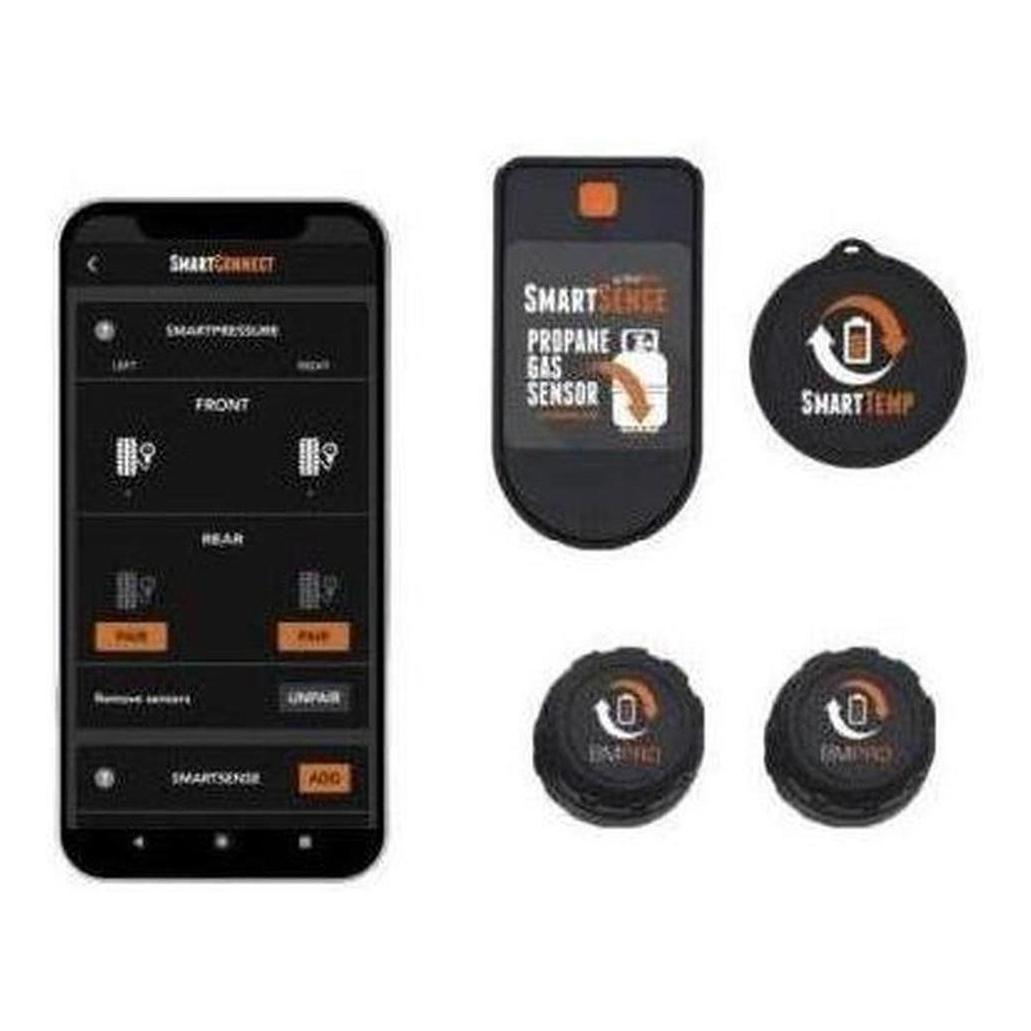 BMPRO Smart Connect Kit 1 x Gas / 1 x Temp / 2 x Tire Press Monitoring Sensors