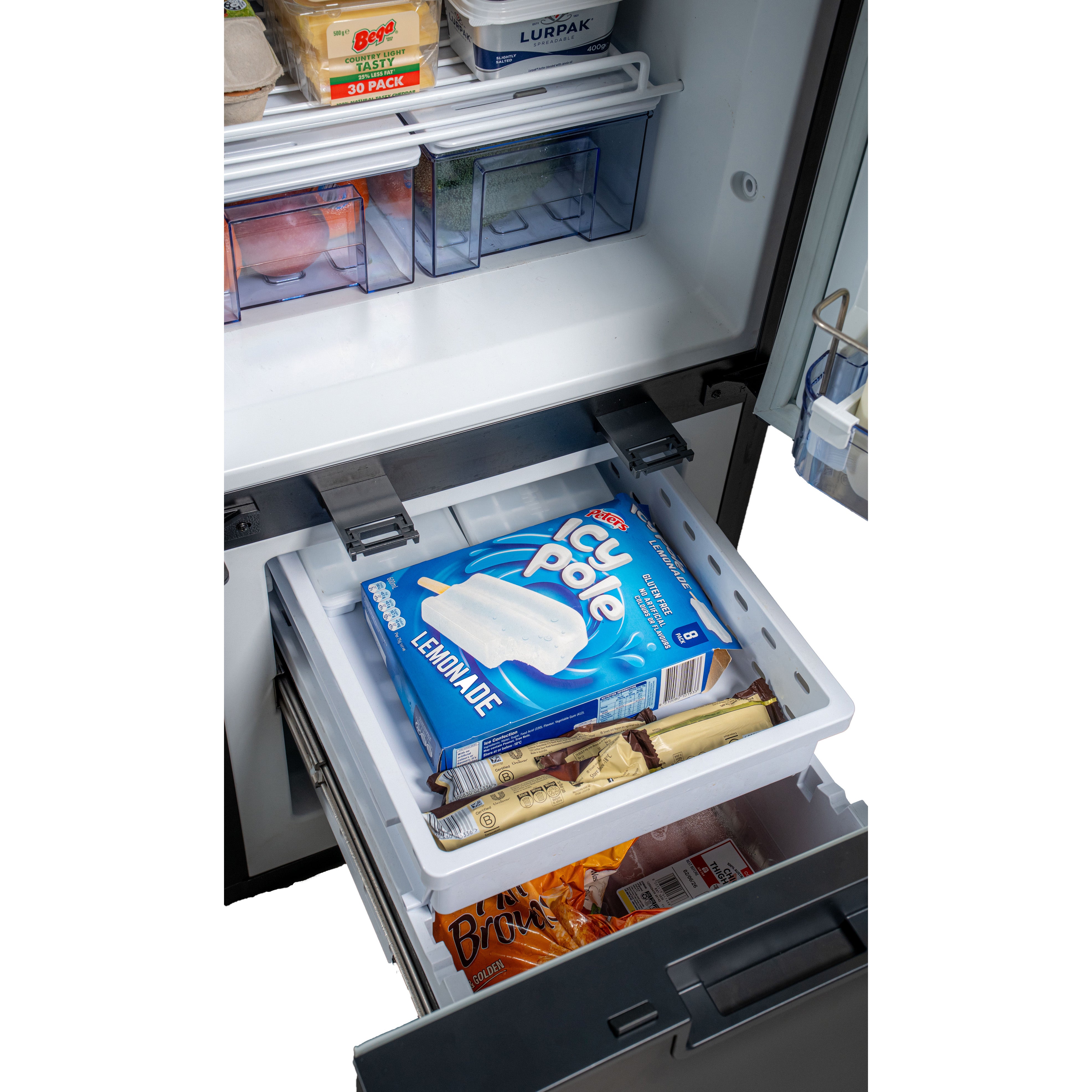 myCOOLMAN 250L DZ Upright Compressor Fridge & Freezer