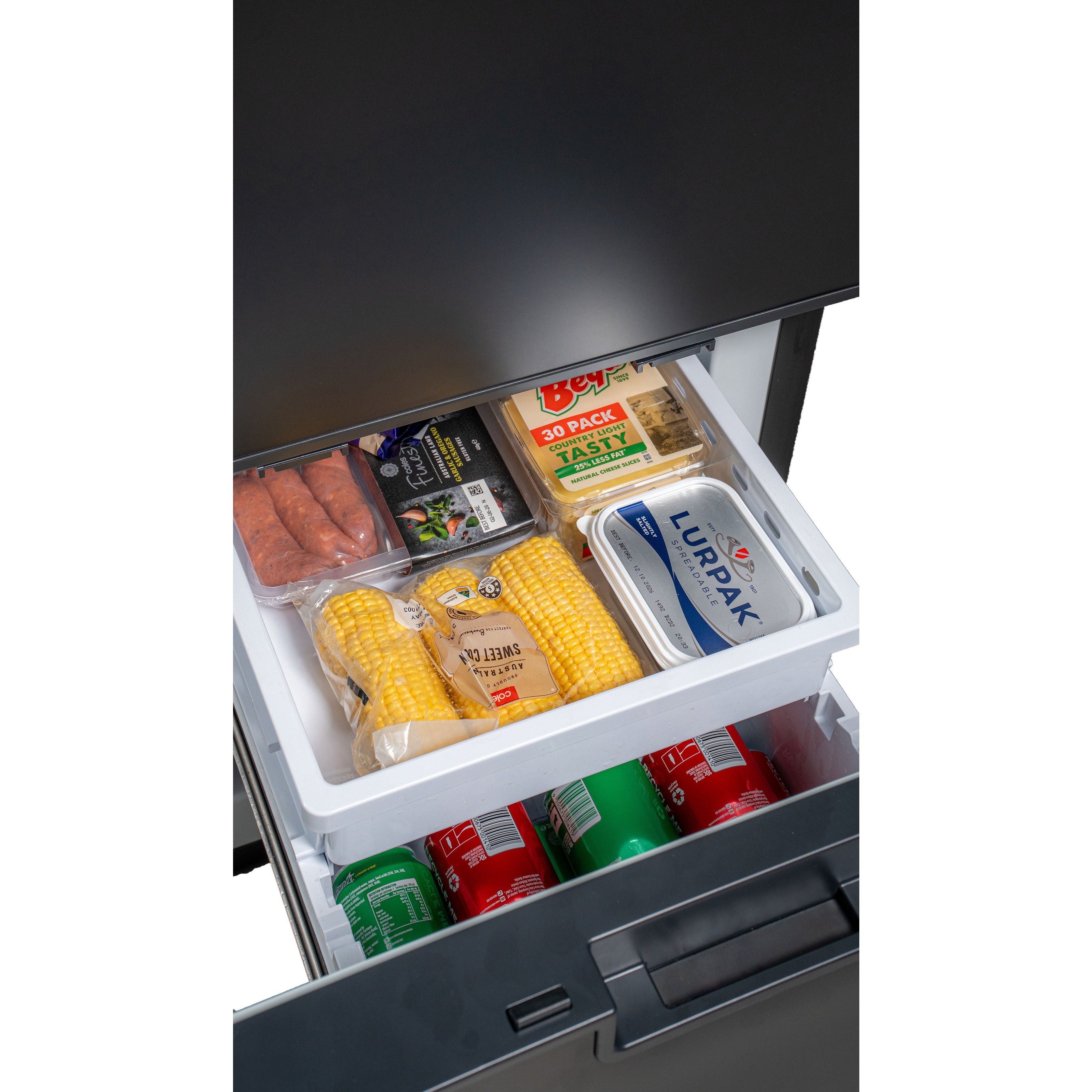 myCOOLMAN 250L DZ Upright Compressor Fridge & Freezer