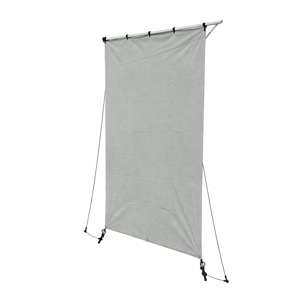 CAMEC Caravan 2.1 X 2.05m Privacy Screen End Wall Side Sun Shade Inc Ropes and Pegs