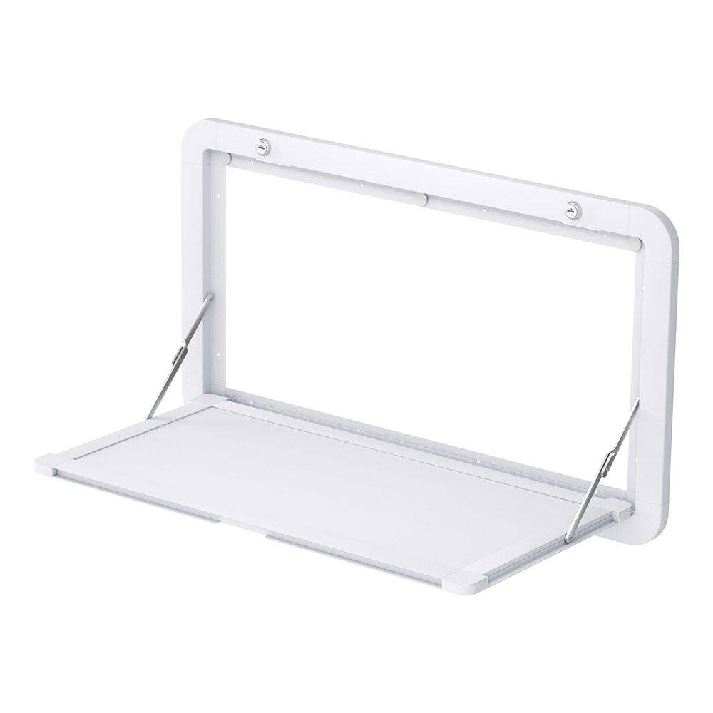 Weisshorn Caravan Table 800x450mm Lockable White - RV Online