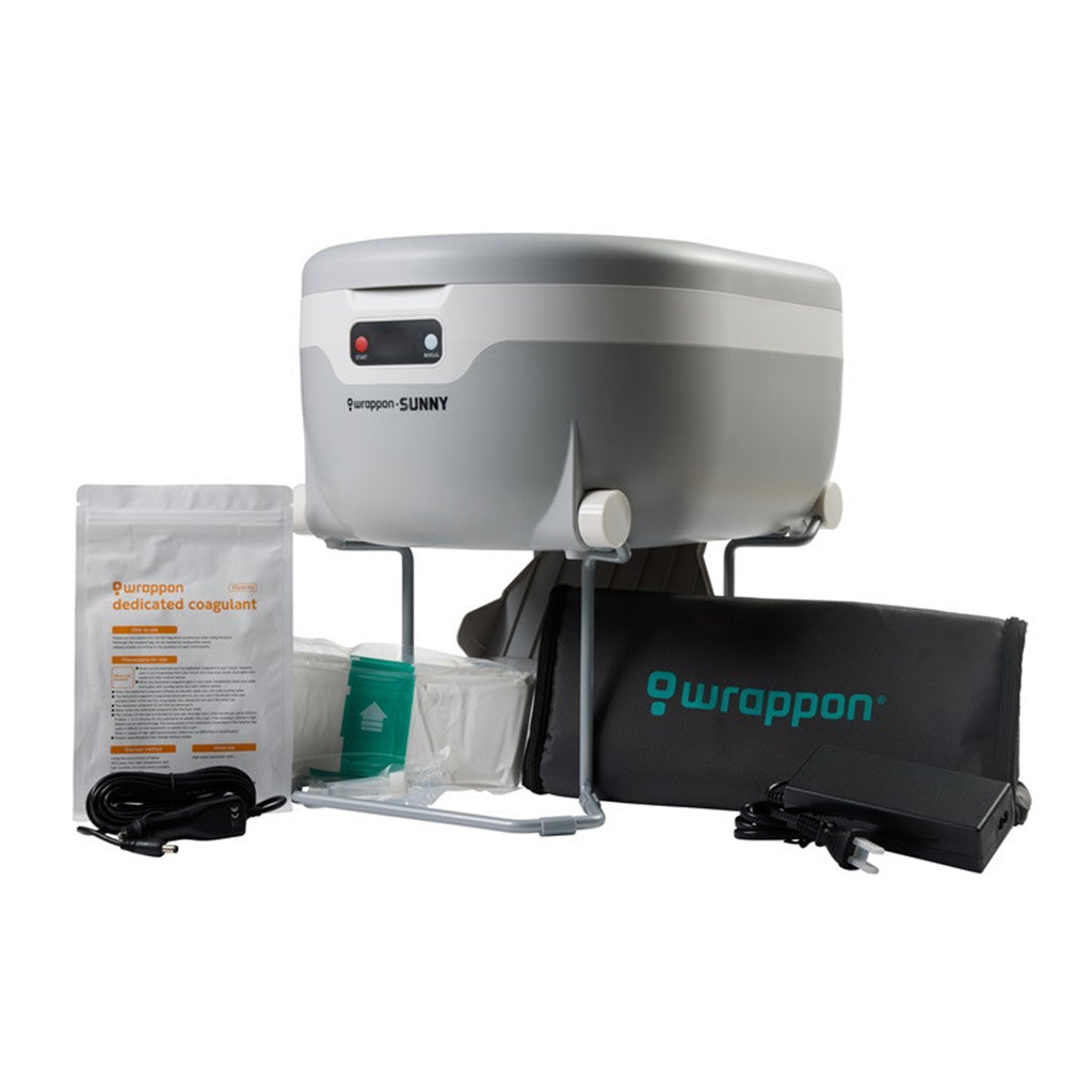 Wrappon Sunny 12V Auto Bag Sealing Waterless Toilet White