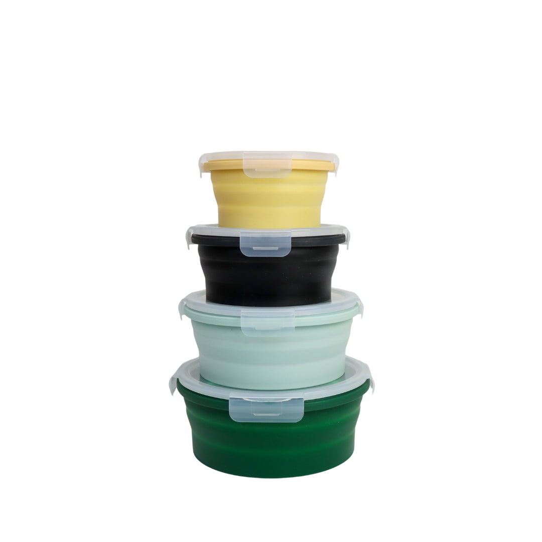 Supex - Collapsible Round Containers - Four Pack