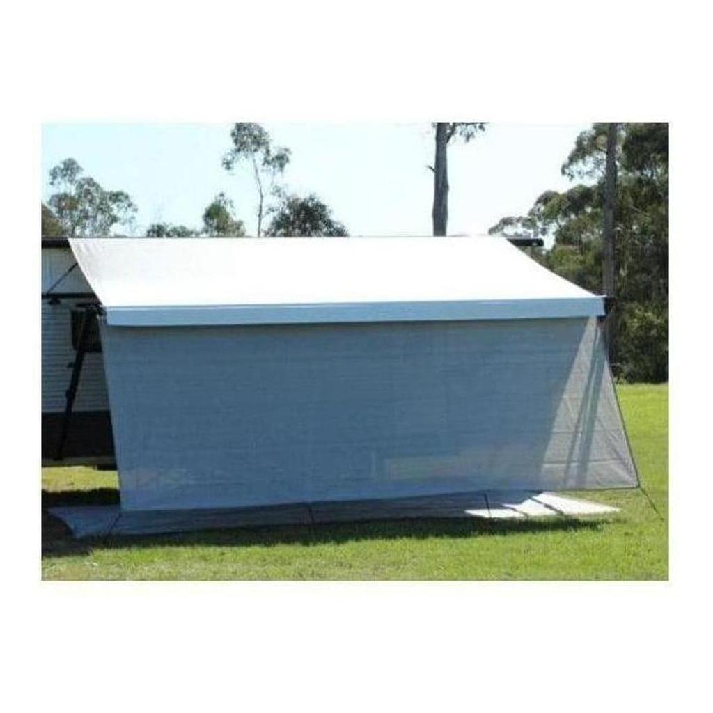 Camec Privacy Awning Screen 3.4 x 1.8m Steel Grey