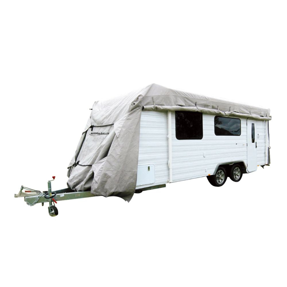 Aussie Traveller Caravan Cover 14'-16' Grey-RV Online
