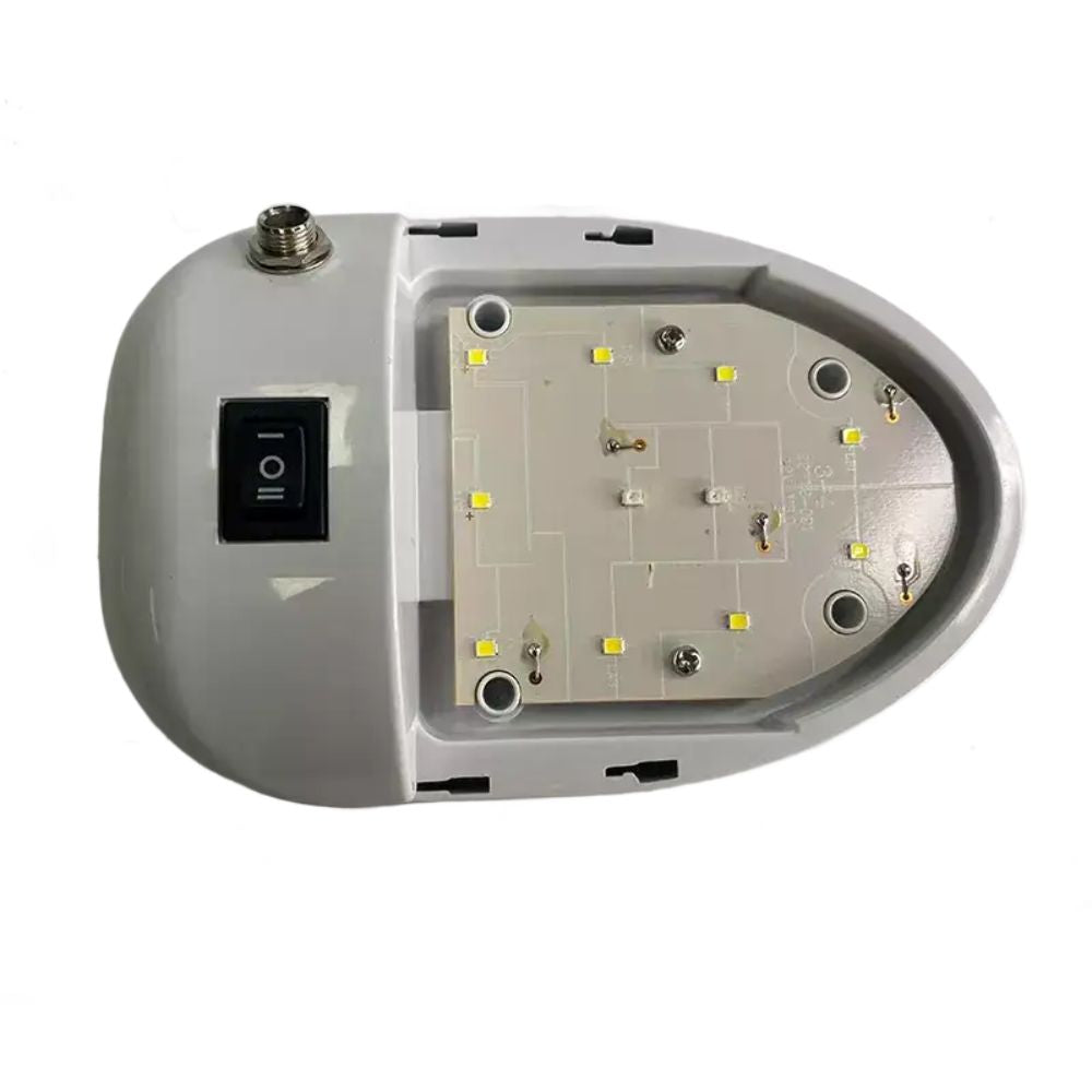 Jayco LED Oval Light 12V With Power Jack C4505G - RV Online