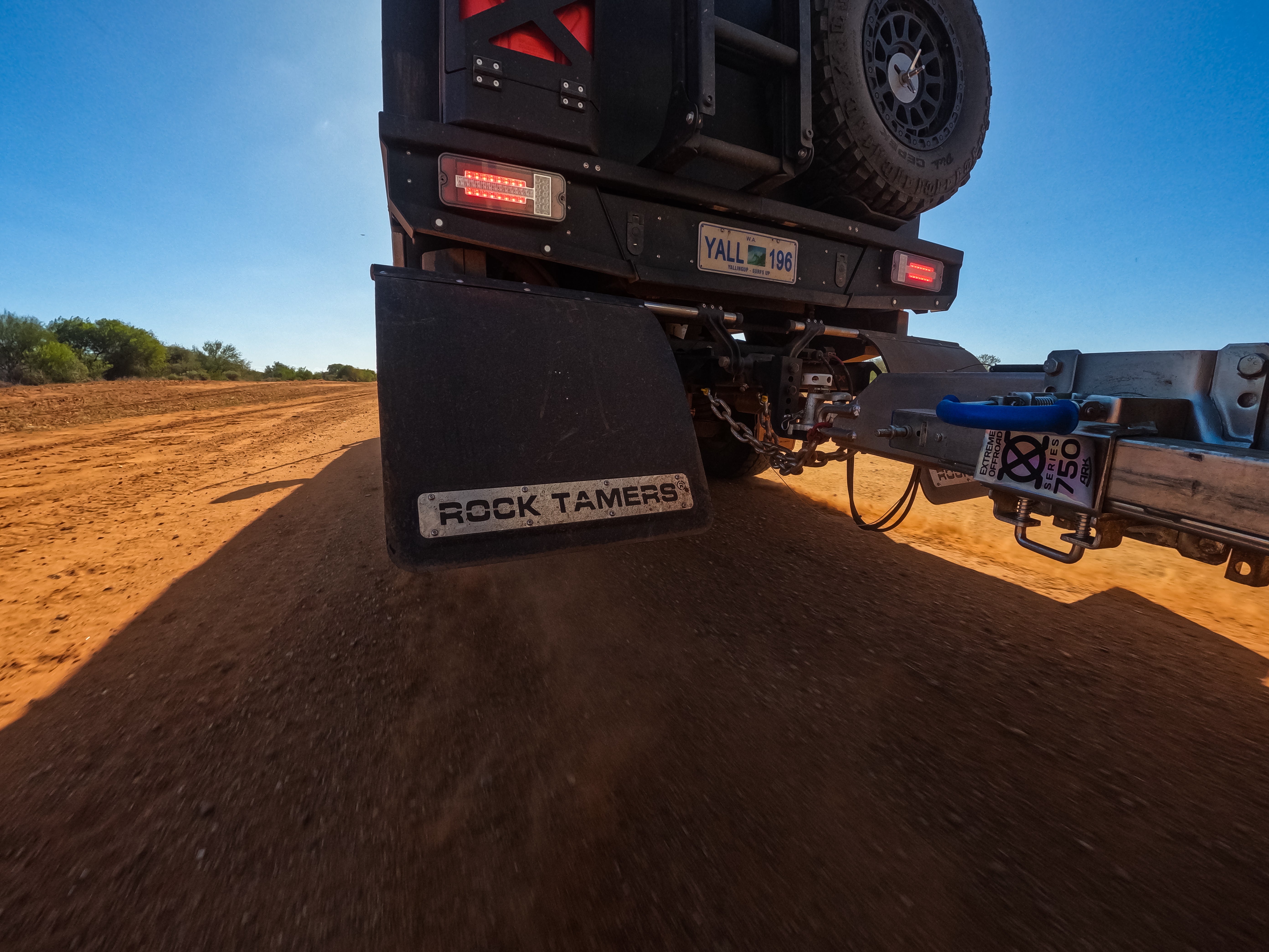 Rock Tamers 2" Mudflap System With 850mm Mesh Insert - RV Online
