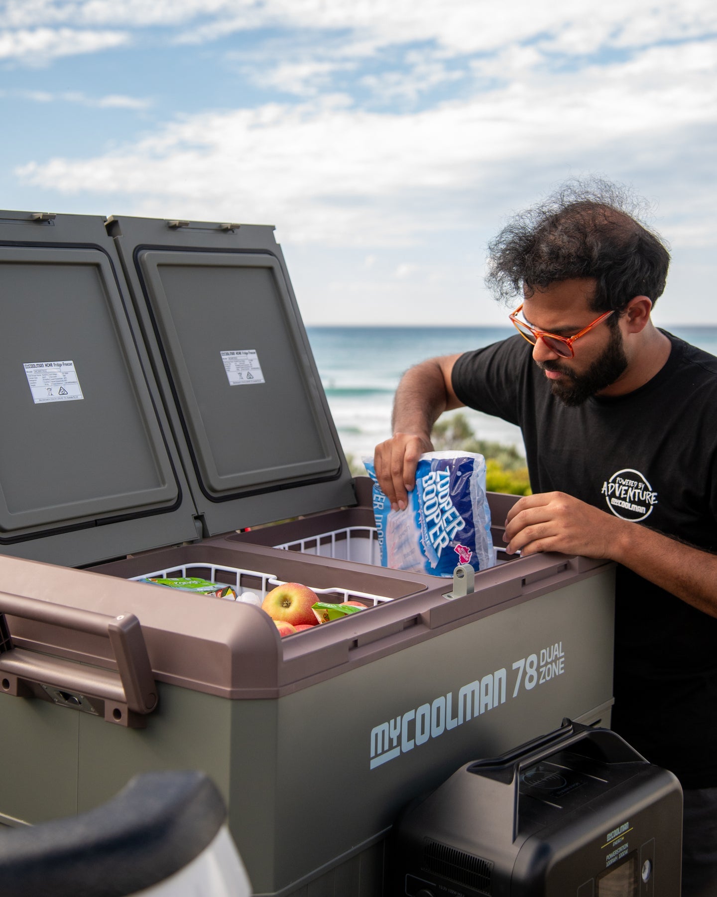 myCOOLMAN 78 Portable Fridge / Freezer Recreational Series Dual Zone