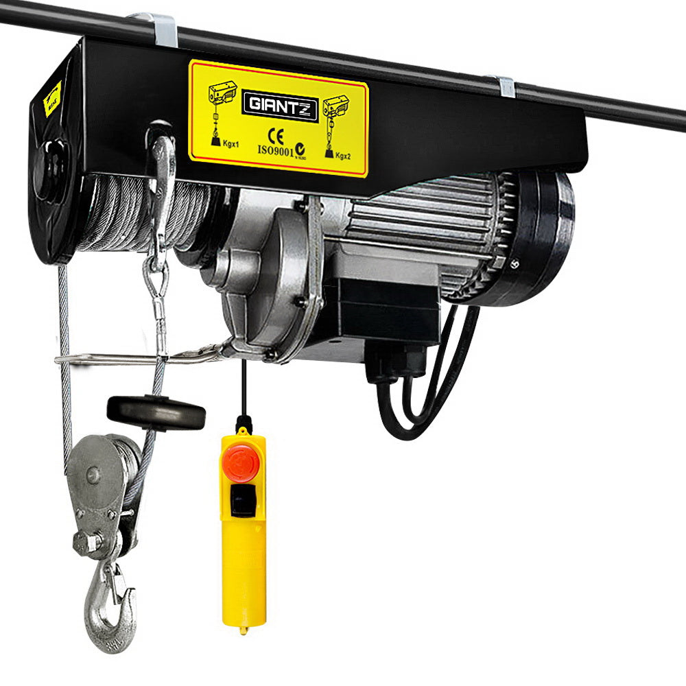 Giantz Electric Hoist Winch 400/800KG Cable 18M Rope - RV Online