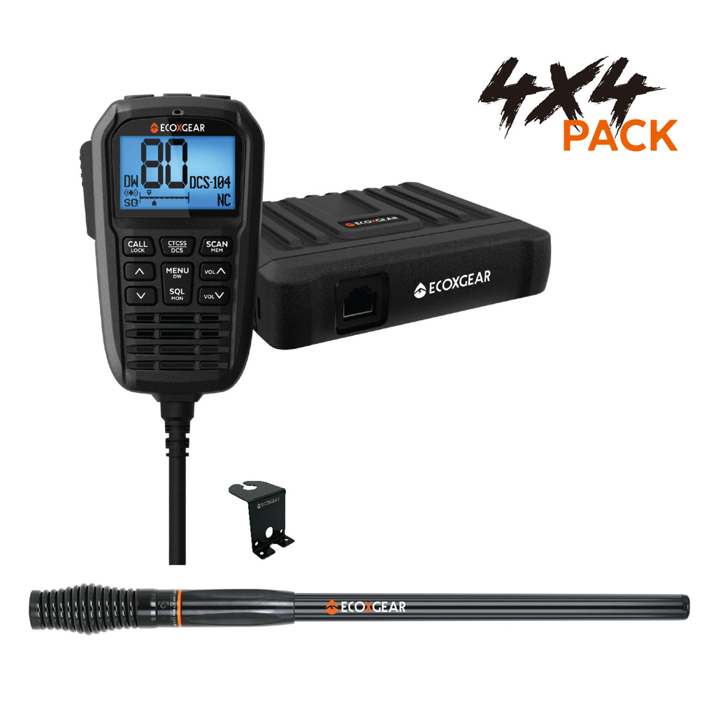 EcoXGear ECOXTALK EXG3000 UHF CB Radio 4WD PACK - RV Online