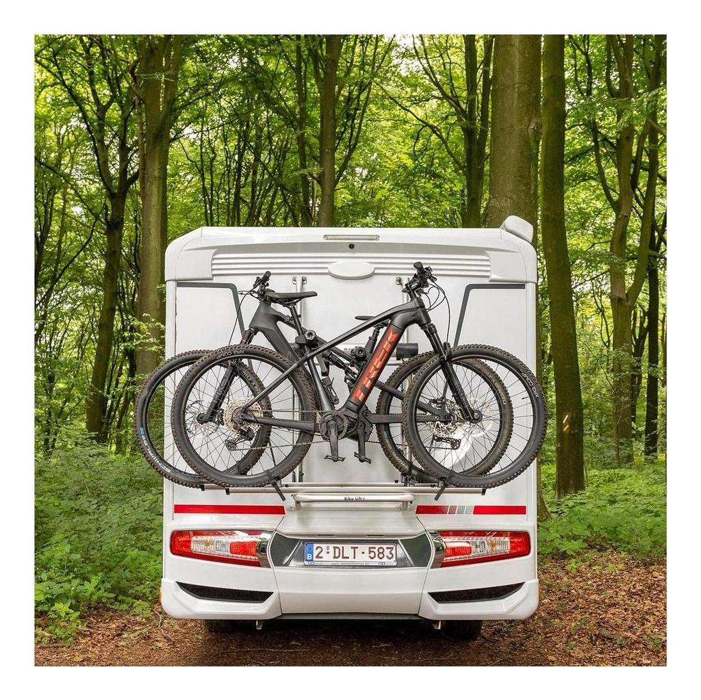 Electric 12V Bike Lift Rack Carrier 2 Bike 830 - 1210 mm Range Inc Remote