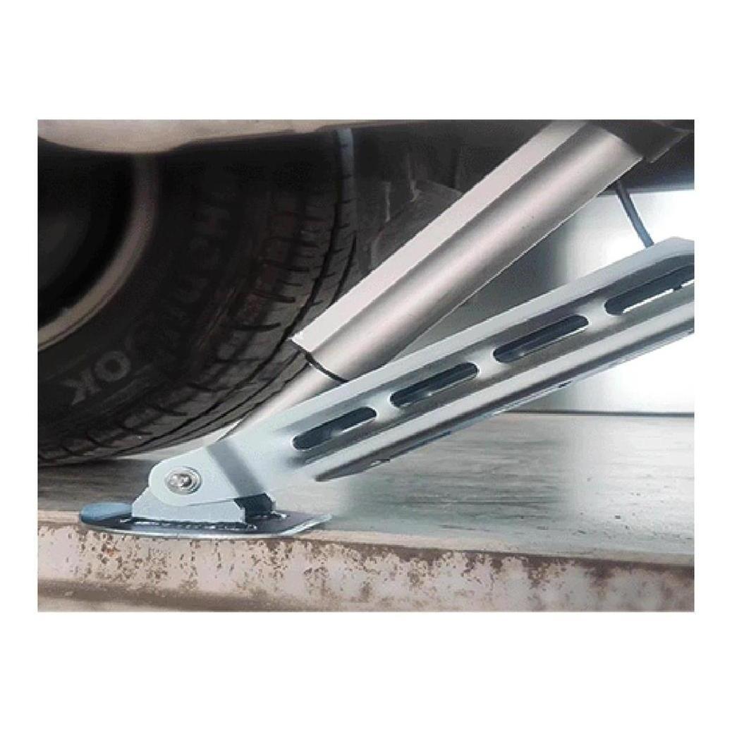 Electric 4 x Drop Down Stabilizer leg Corner Steadies 670mm Zinc