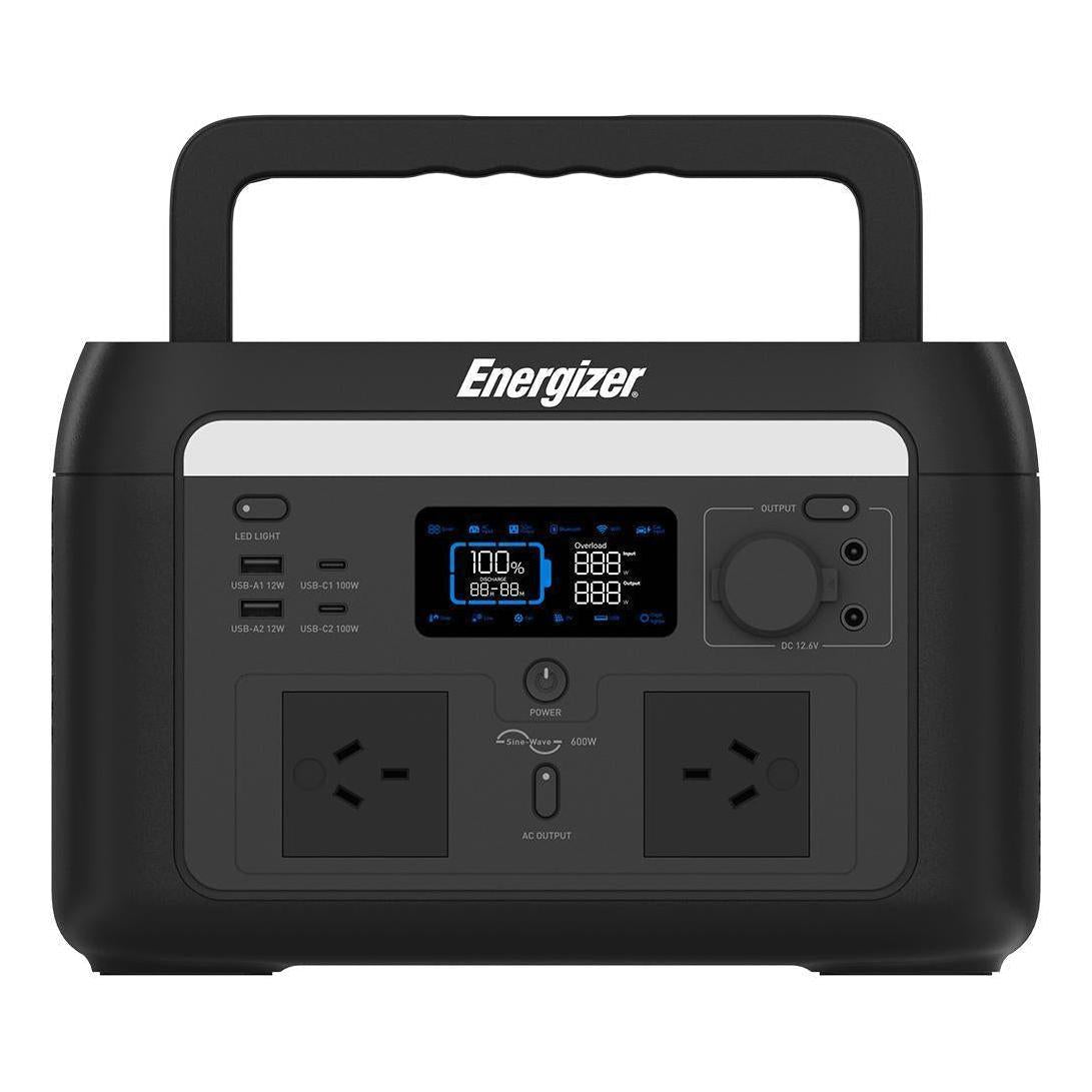 Energizer Peak 600 Portable Power Station 42.6AH - 516Wh