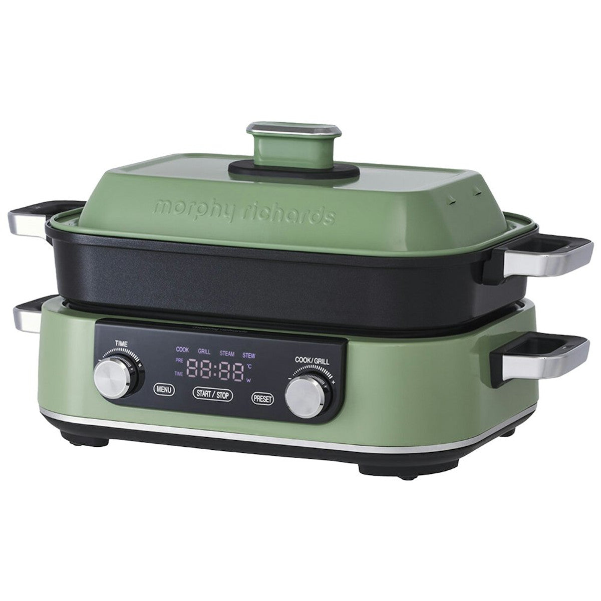 Morphy Richards 3L Non-stick Multifunction Electric Cooker Pan Green