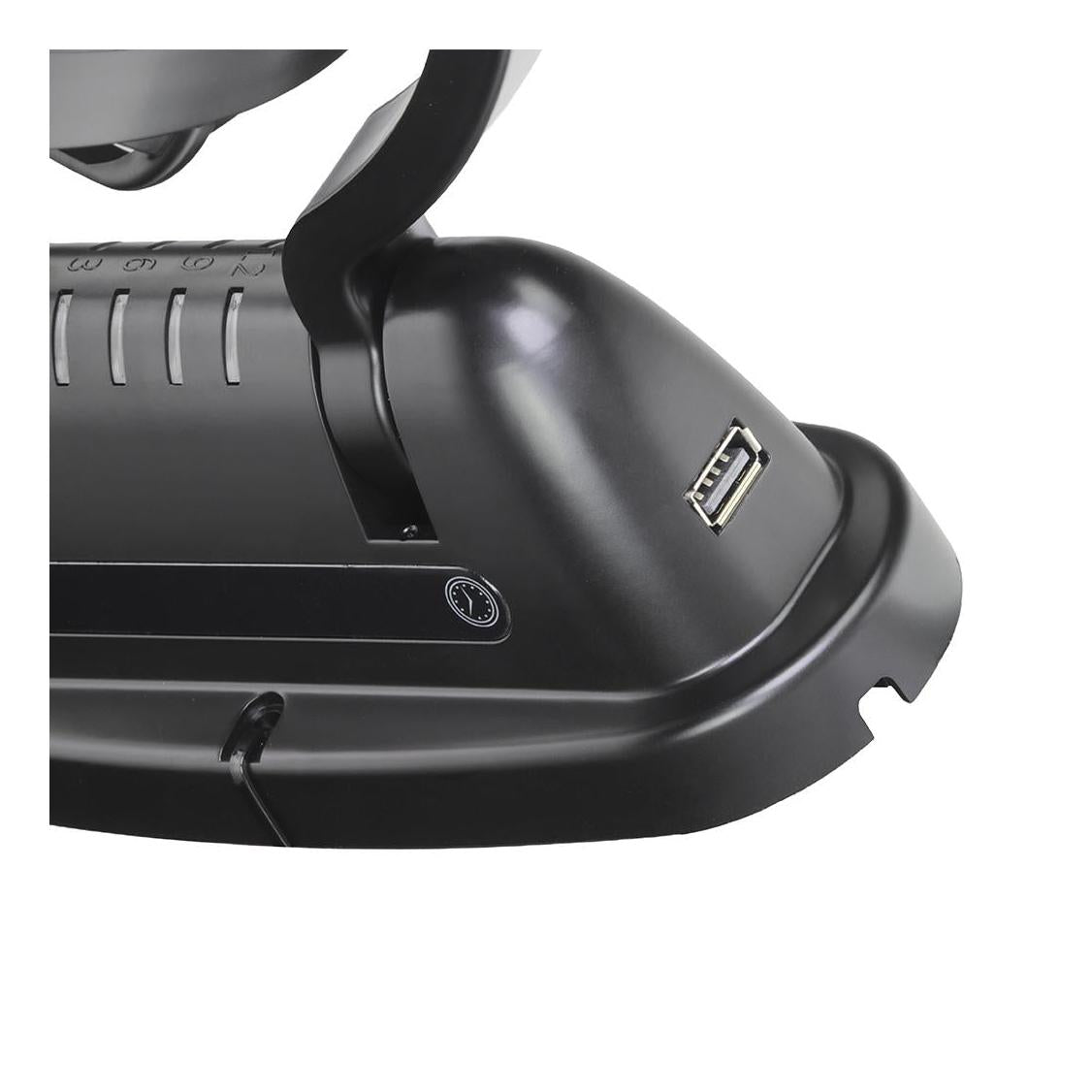 Finch 12/24V 3 Speed 360° Airflow Gimbal Fan Inc USB & Remote Black