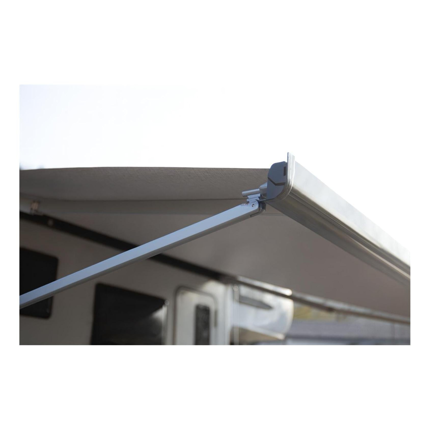 Finch Awning Side Mount Manual inc Support Leg 3.5 x 2.5m White