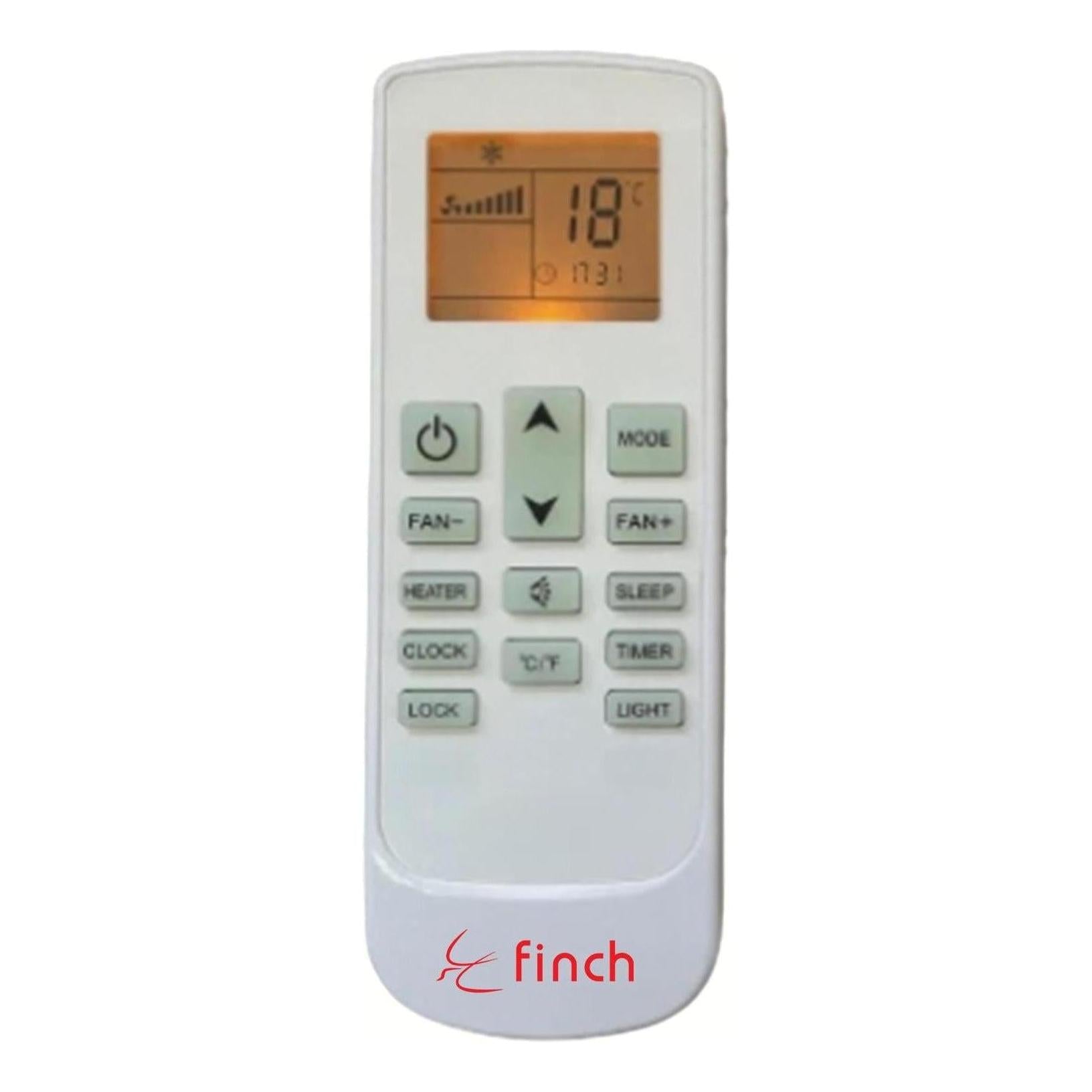 Finch Remote Controller Suit HB9000 Underbunk Air Conditioner