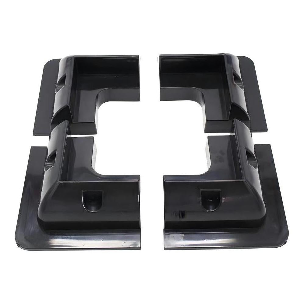 Finch Solar Panel Corner Mounting Brackets Black Plastic x 4