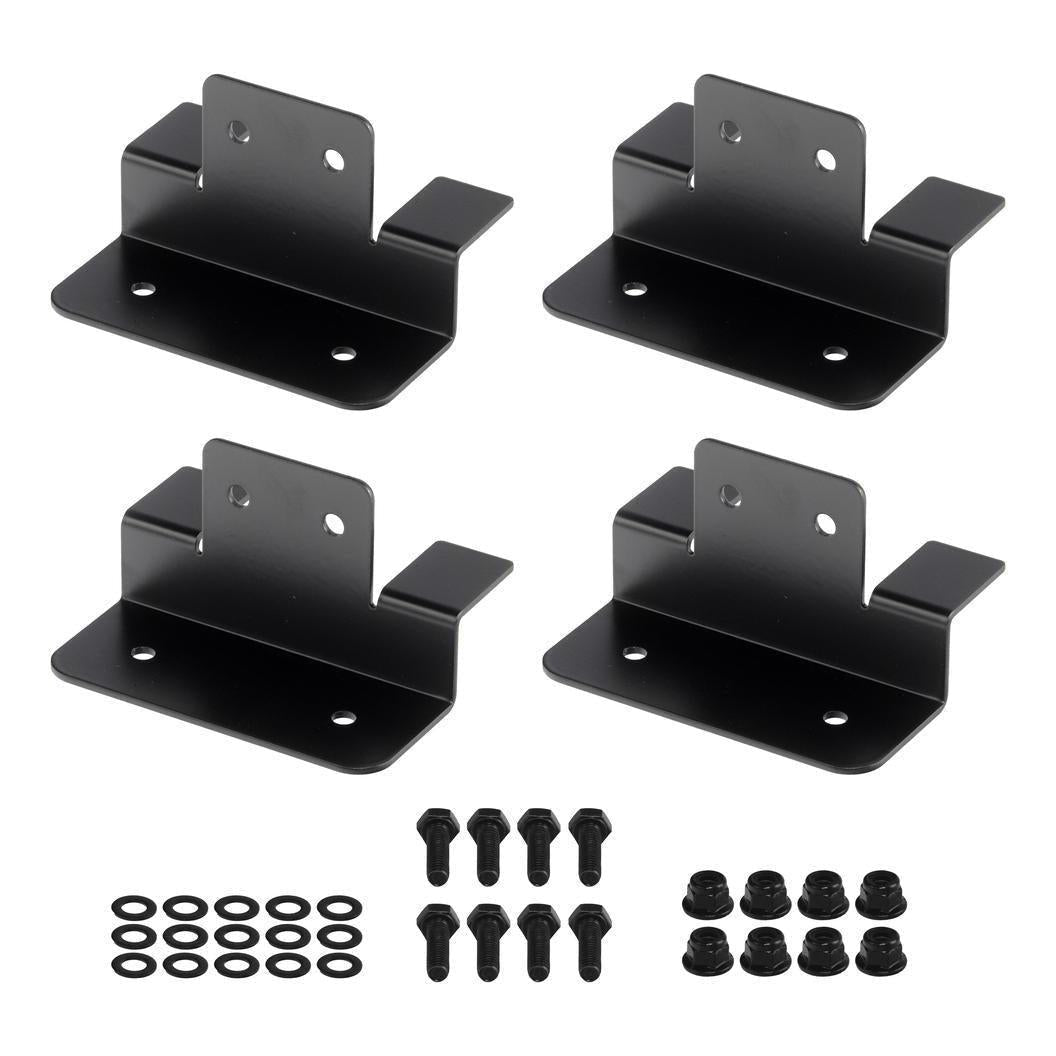 Finch Solar Panel Mounting Z Brackets 100mm Black x 4