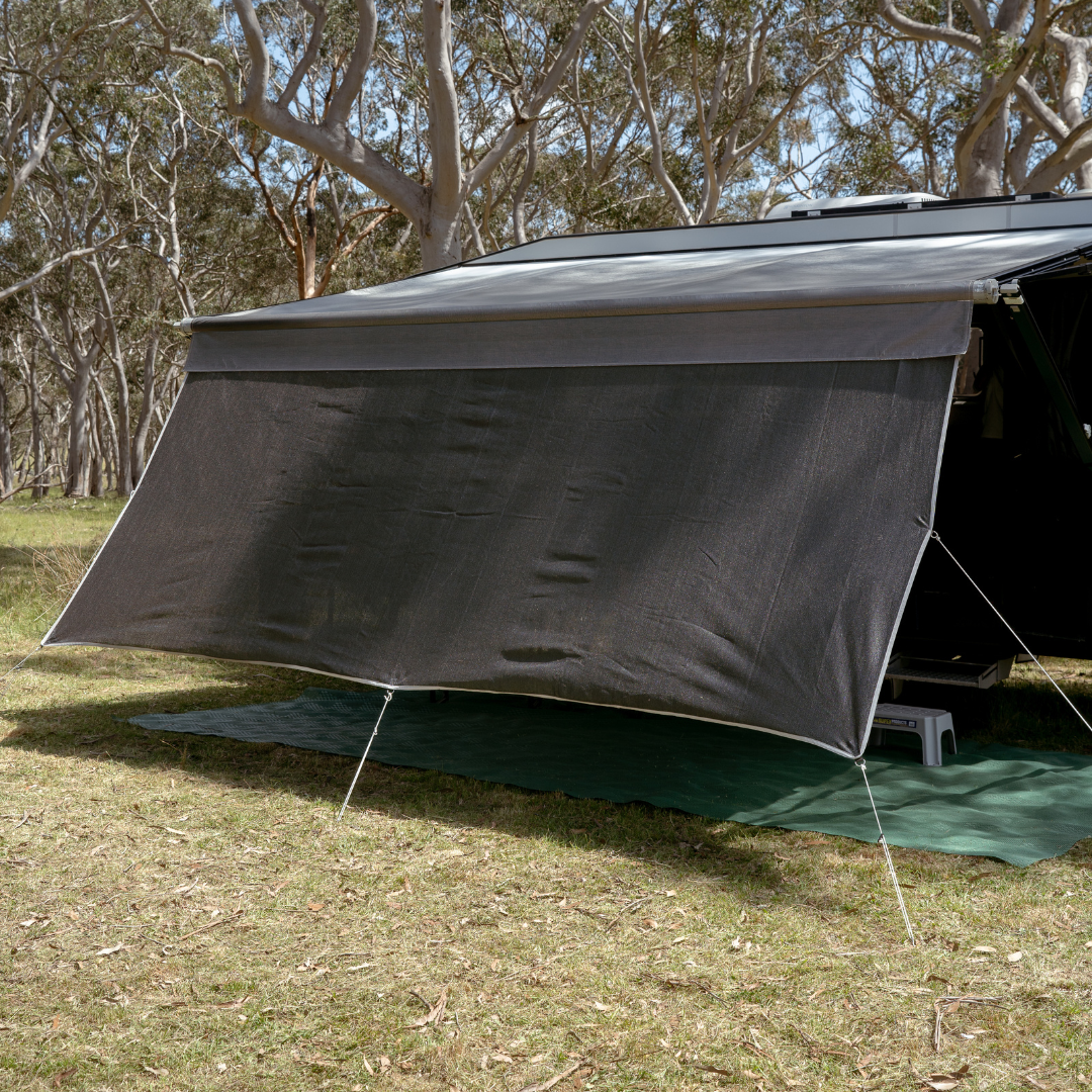 Supex - Long Wall Privacy Screen - Black