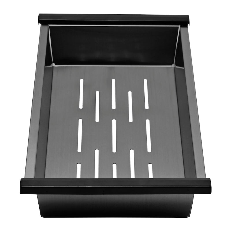 Henley Sink Basin Colander - Stainless Steel Gun Metal