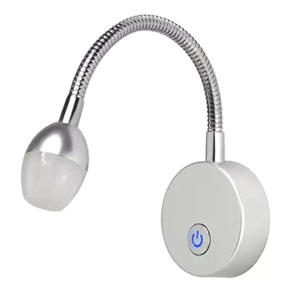 Iluma 12V Reading Flexible Light With Touch On / Off Blue Light Switch
