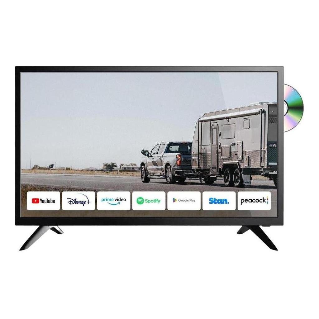 Iluma 24 Inch 60cm LED 12V Smart TV and DVD Combo Full High Definition