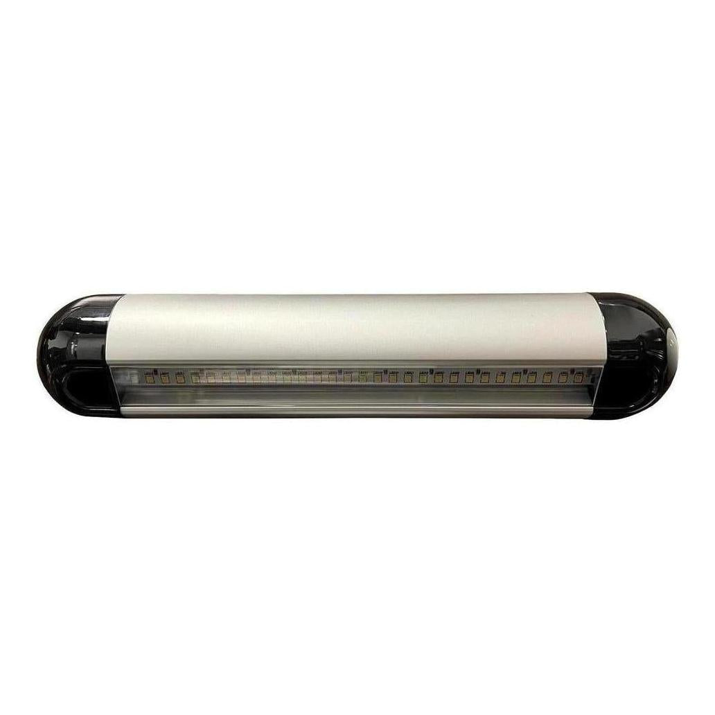 Iluma LED 12" 304mm Awning White Light With On/Off Switch IP67 Black