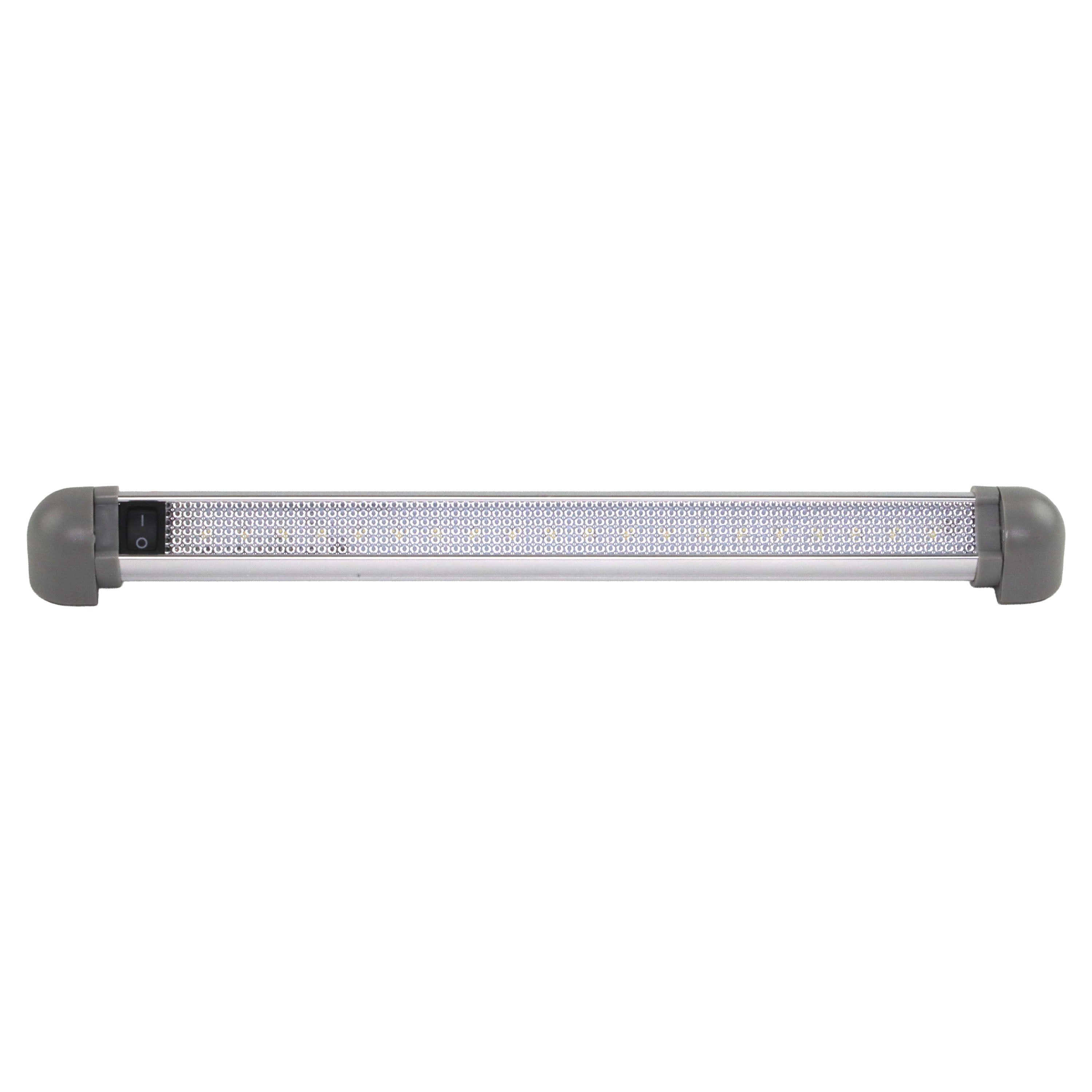 Iluma LED 13.5" 343mm 12 - 28v Interior 90° Swivel Light With On/Off Switch Grey