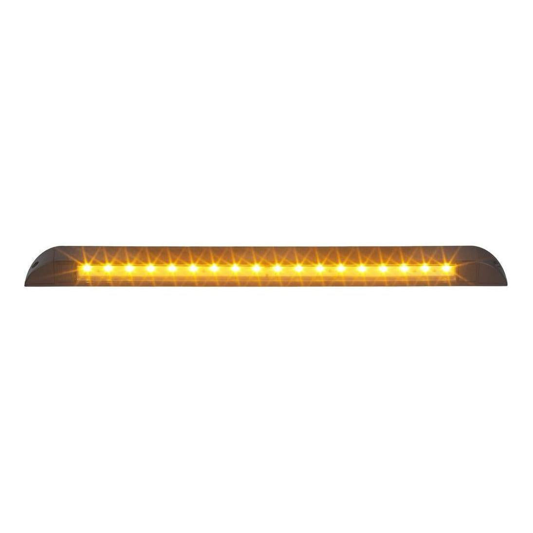 Iluma LED 20" 506mm Slim Awning Amber/White Bug Light IP67 Black