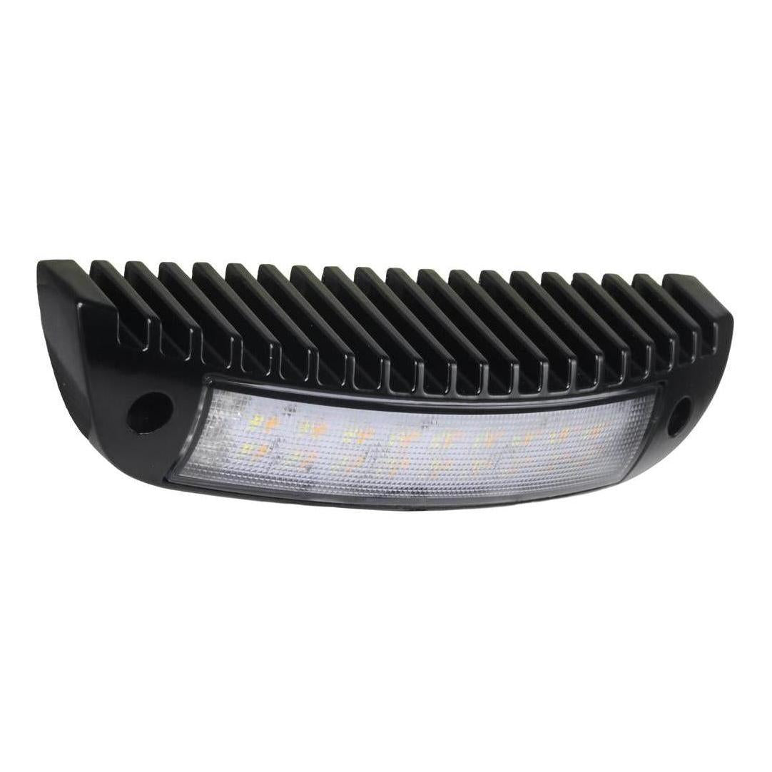 Iluma LED 9" 230mm Awning Amber/White Bug Light IP67 Black