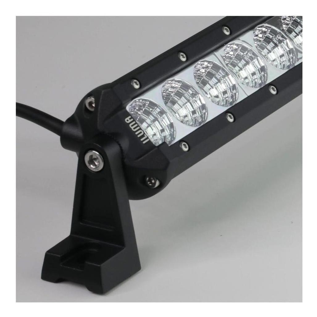 Iluma Light Bar 3W Cree 12 LED 14" 354mm Length Flood Beam Black