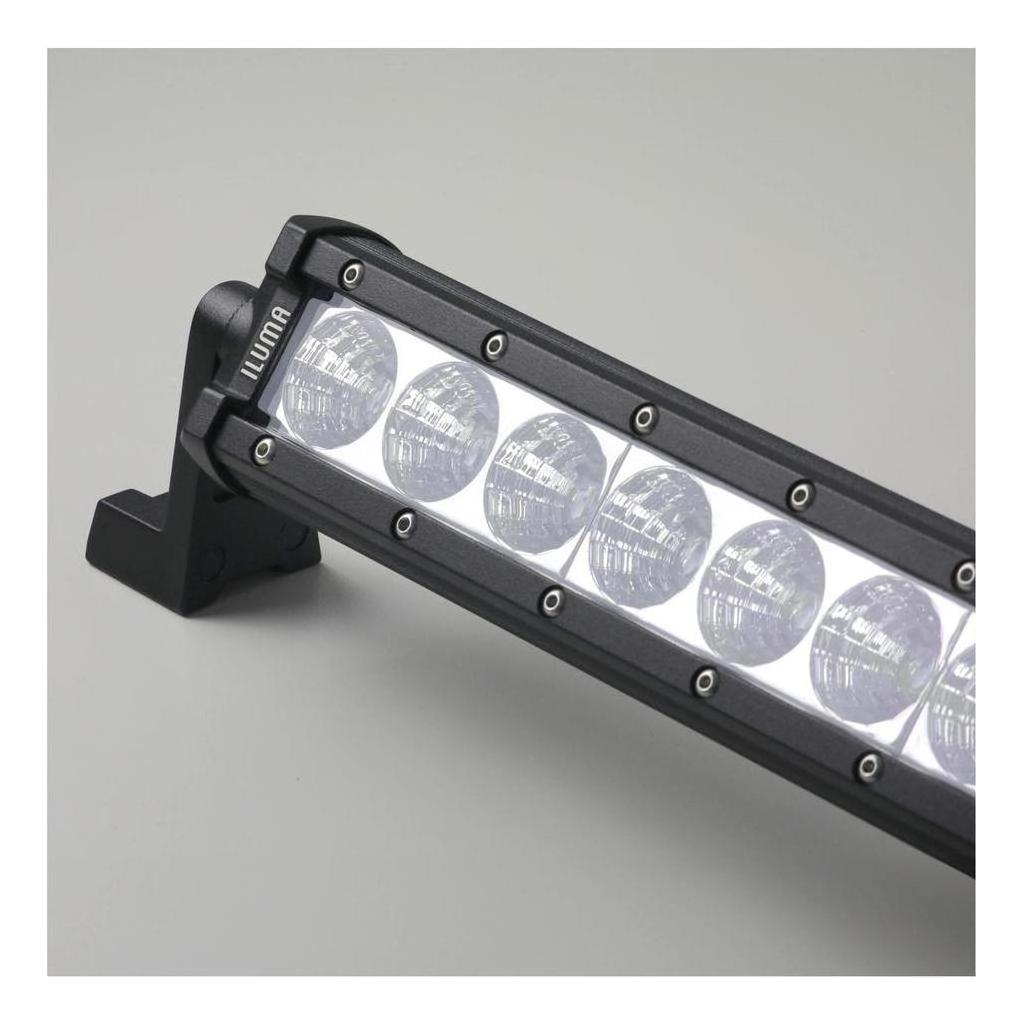 luma Light Bar 3W Cree 15 LED Amber/White Bug Light 17" 435mm Length Flood Beam Black