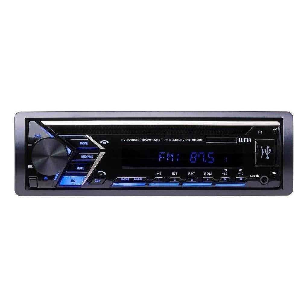 Iluma Radio Head unit Stereo With CD/DVD/Bluetooth Combo