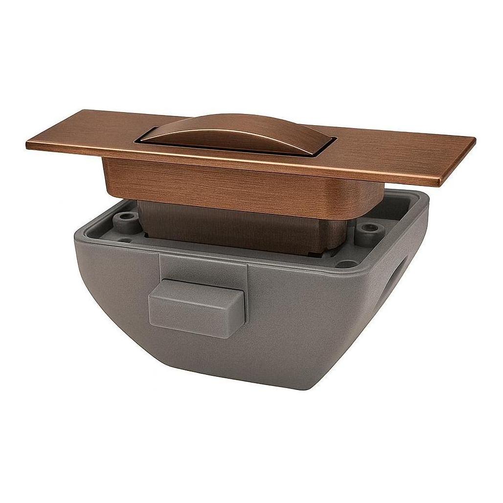 Karina Push Lock Cabinet Handle Dusk Bronze