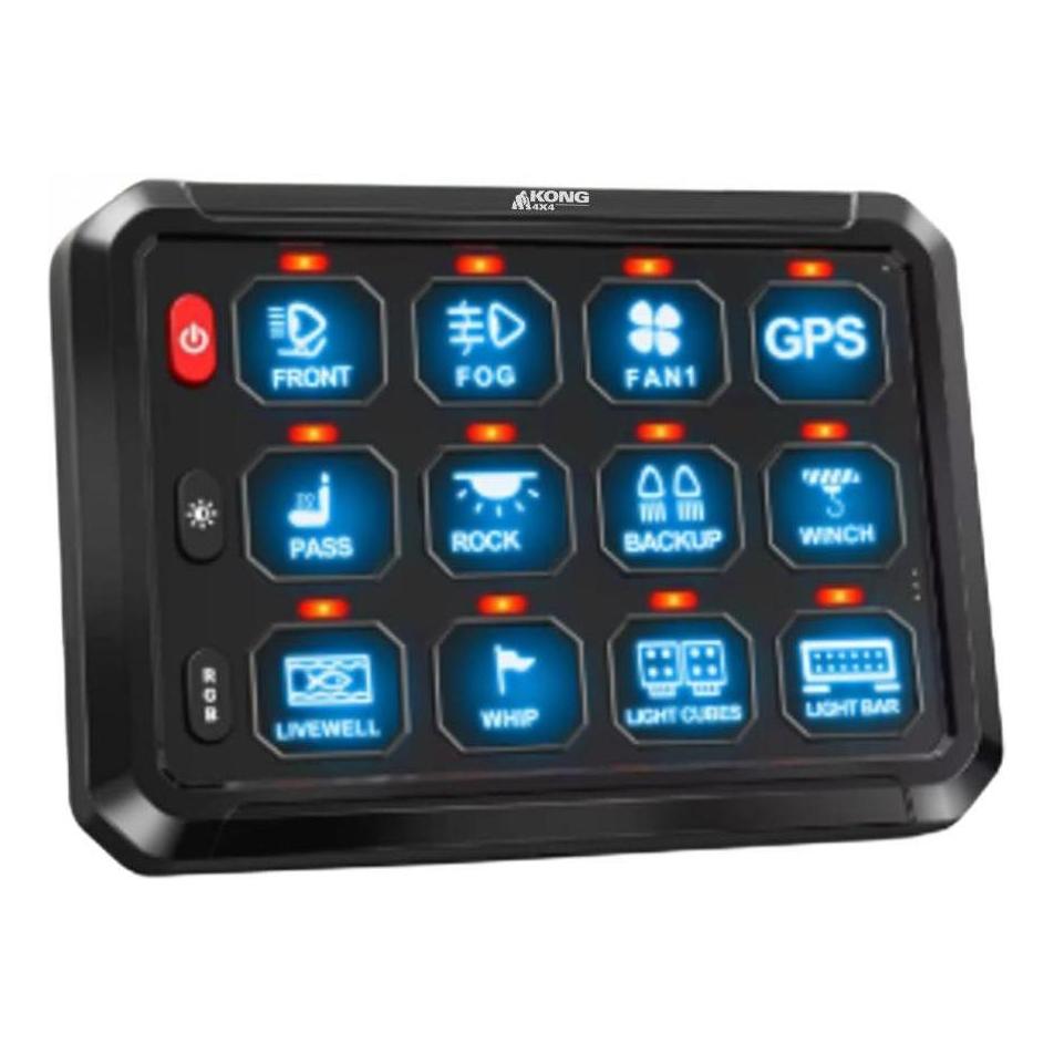 Kong 12V 12 Gang Switch Panel Control System