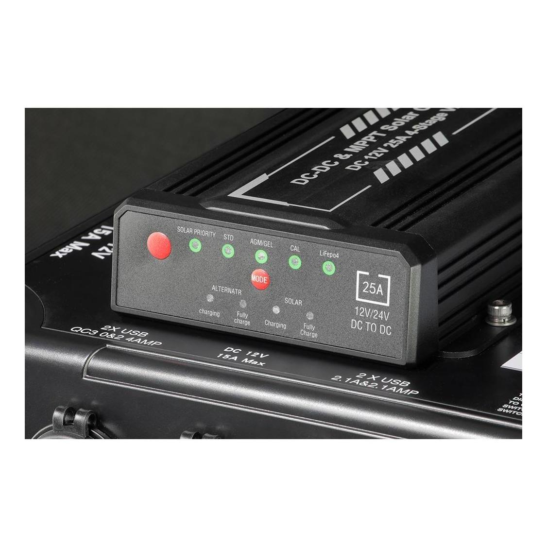 Kong 12V Battery Box Power Station With 25 Amp DC-DC Charger IP66