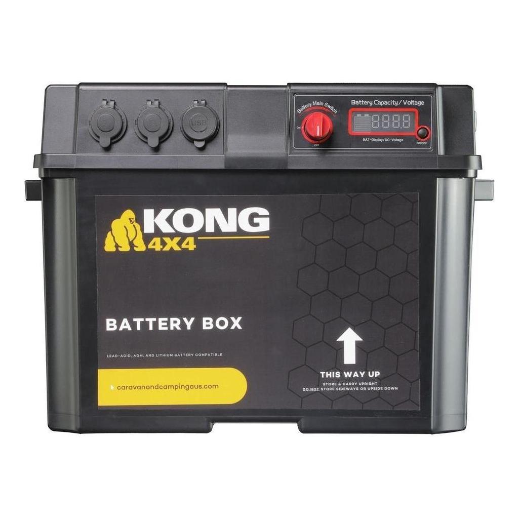 Kong 12V Battery Box Power Station With Power Accessory Sockets