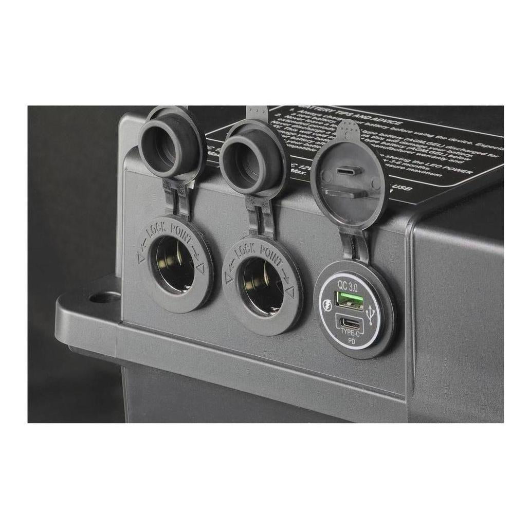 Kong 12V Battery Box Power Station With Power Accessory Sockets